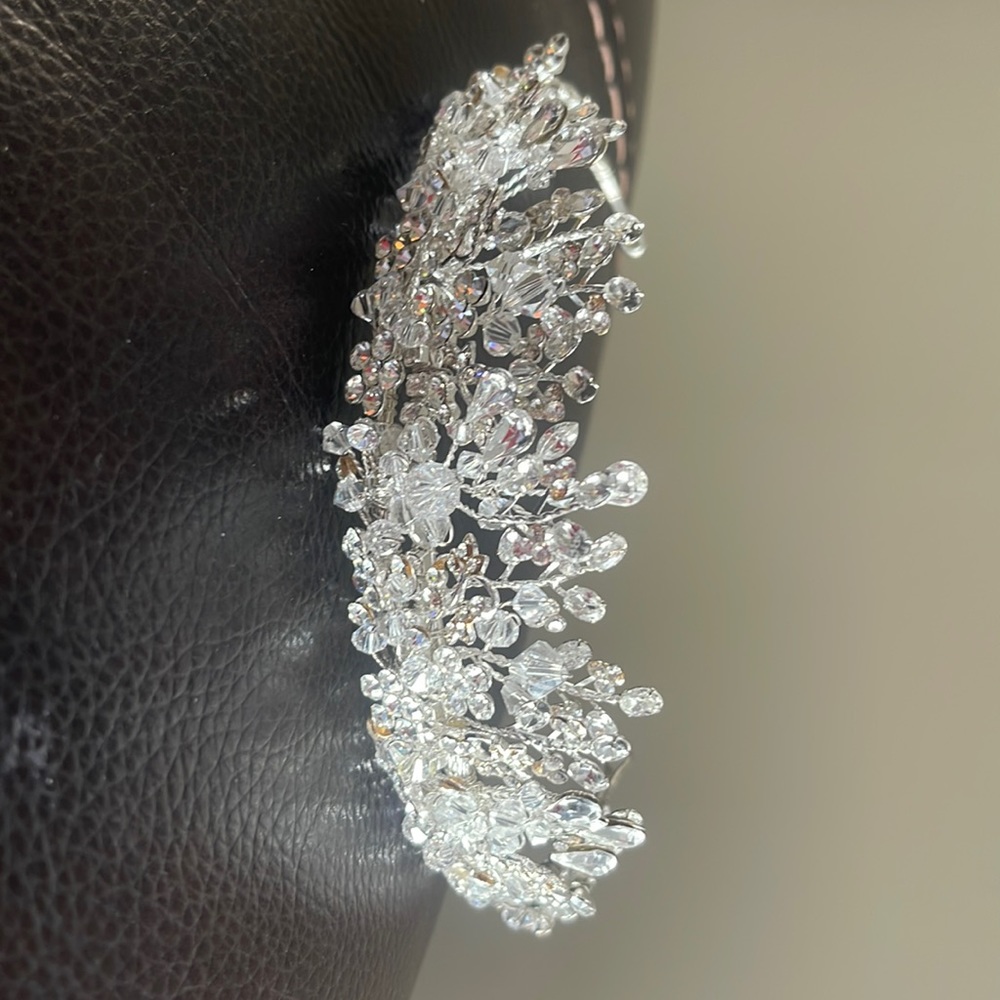 Swarovski crystal bridal crown